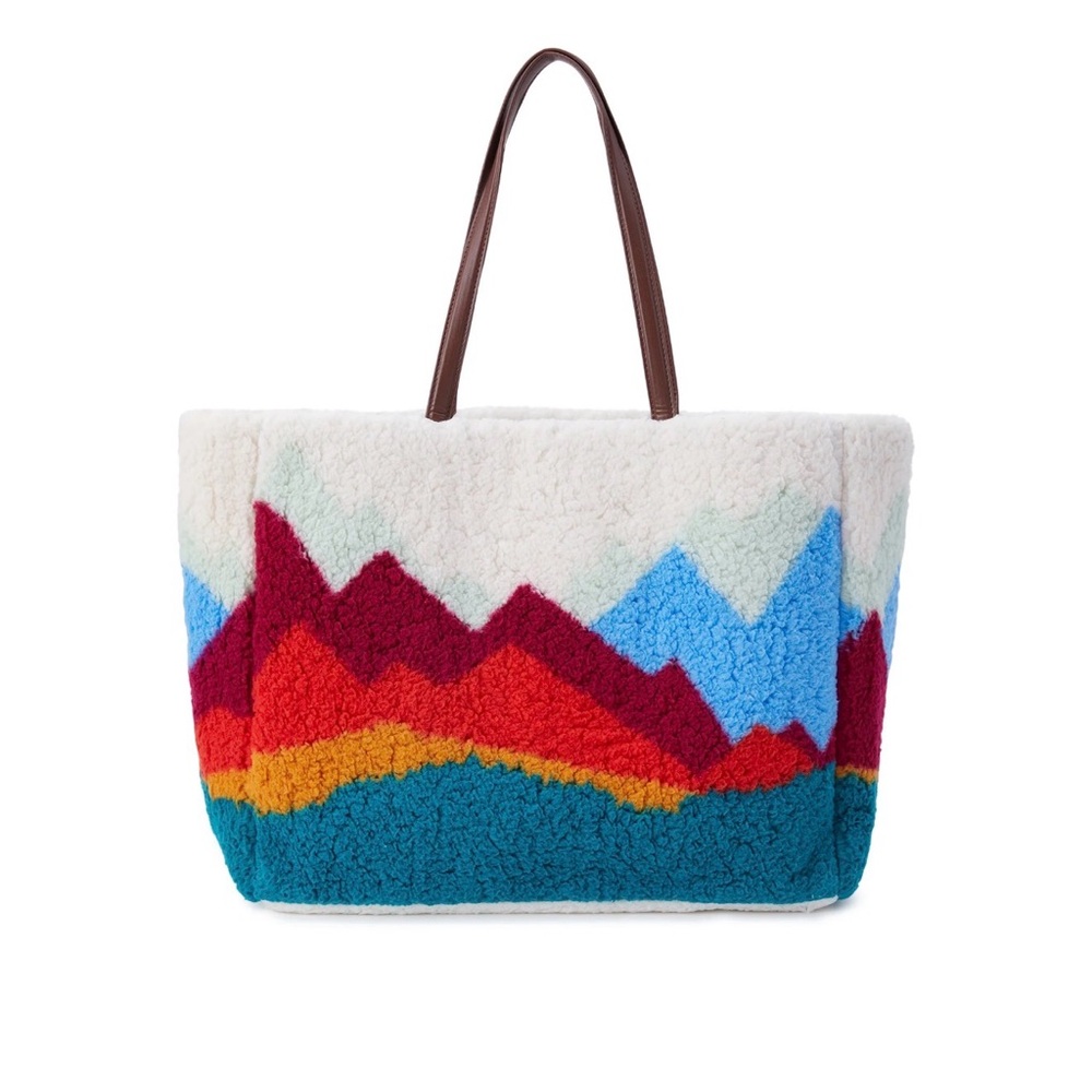 No Boundaries Multicolor Mountain Tote Bag
